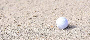 ゴルフ場の砂の配合・バンカー再生 イメージ